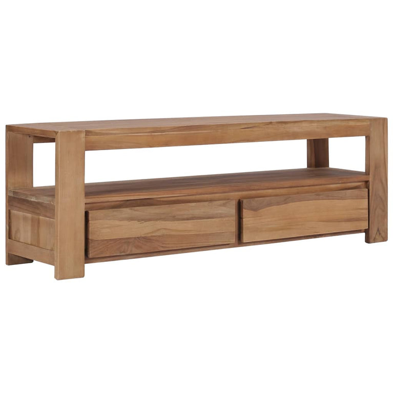 Tv-meubel 120x30x40 cm massief teakhout MeubelReus