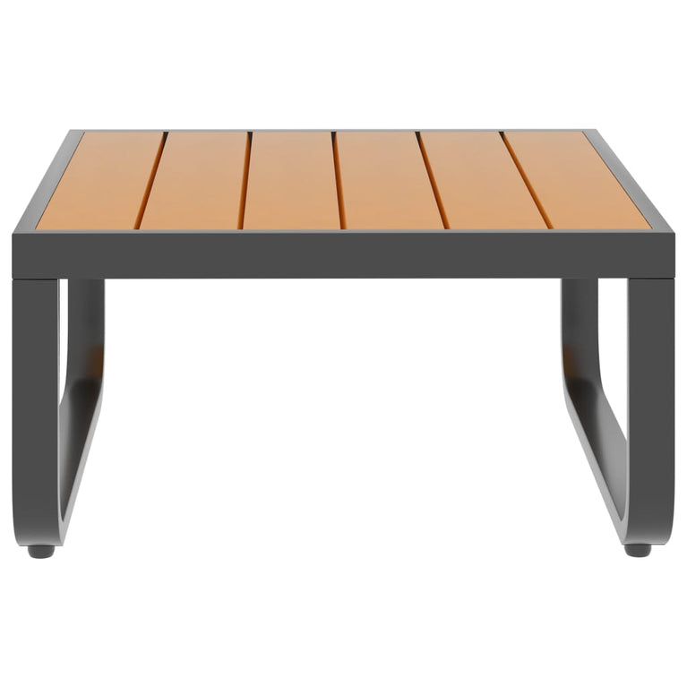 4-delige Tuinhoekbankenset met kussens aluminium en HKC MeubelReus