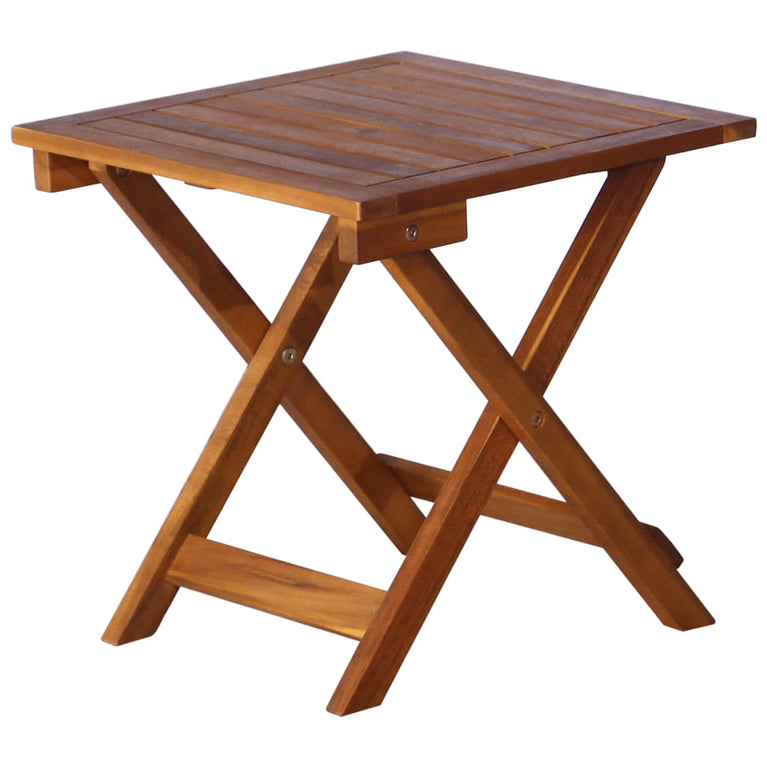 Ligbed met tafel massief acaciahout bruin MeubelReus