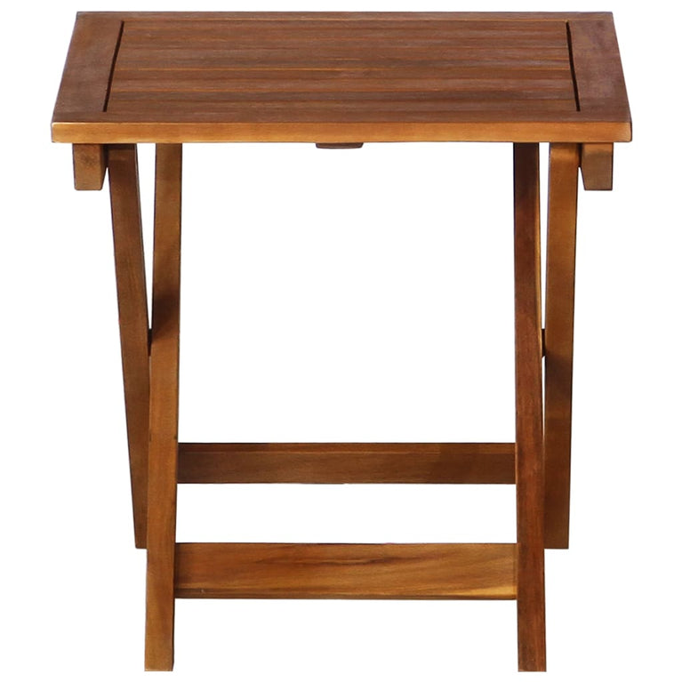 Ligbed met tafel massief acaciahout bruin MeubelReus