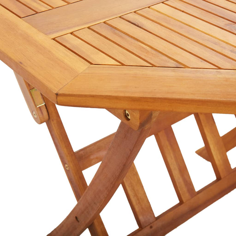 Tuintafel inklapbaar 90x75 cm massief acaciahout MeubelReus