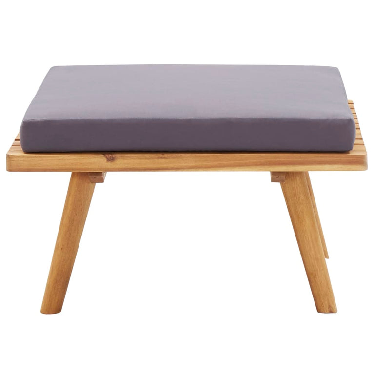 6-delige Loungeset massief acaciahout