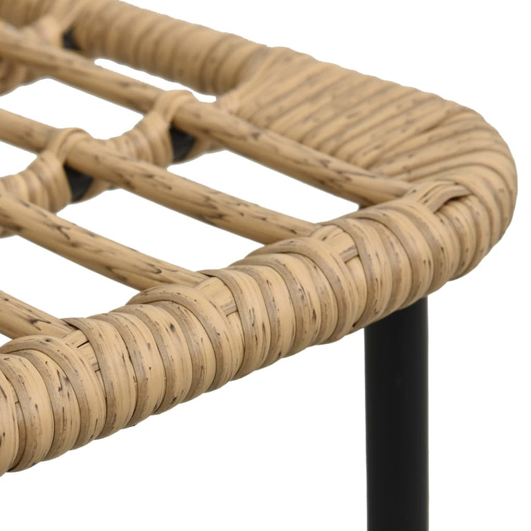 Tuinstoelen 2 stuks poly rattan eikenkleurig MeubelReus