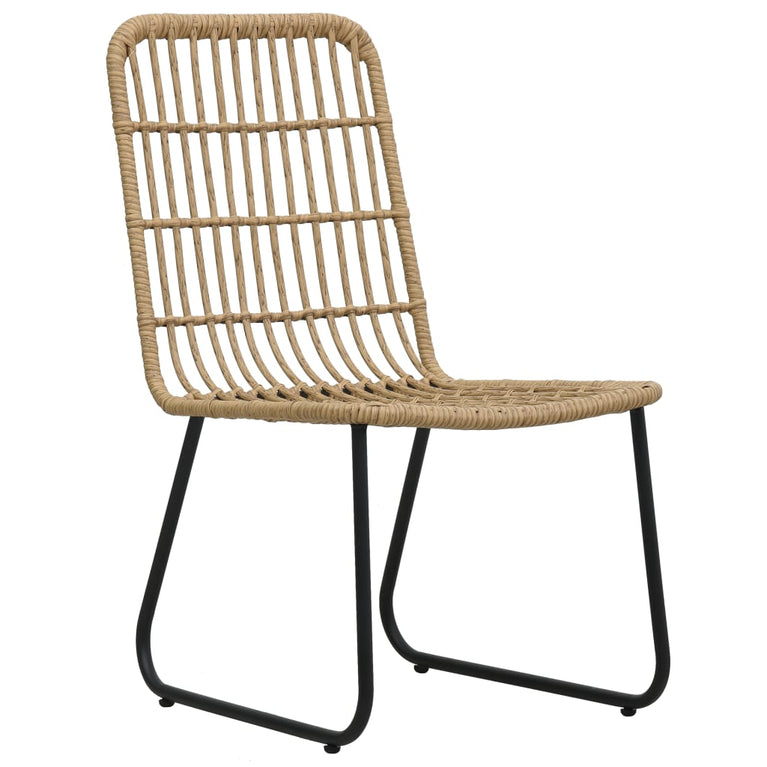 3-delige Bistroset poly rattan eikenkleurig MeubelReus