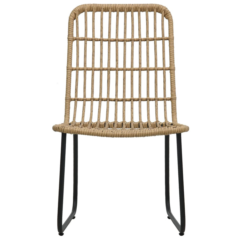3-delige Bistroset poly rattan eikenkleurig MeubelReus