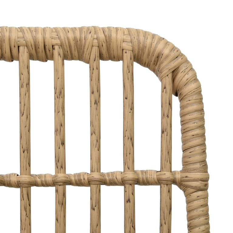 3-delige Bistroset poly rattan eikenkleurig MeubelReus
