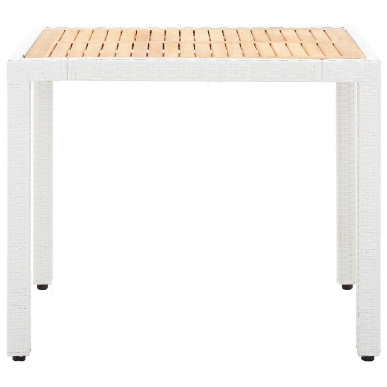 5-delige Tuinset poly rattan wit MeubelReus