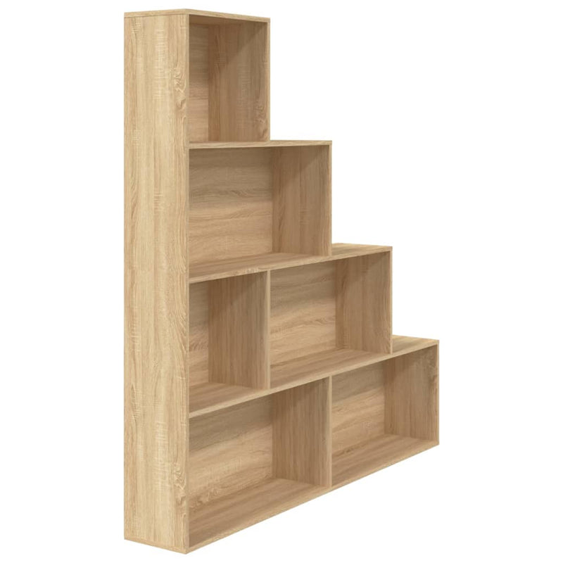 Boekenkast/kamerscherm 155x24x160 cm bewerkt hout sonoma eiken MeubelReus