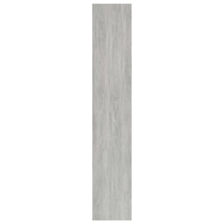 Boekenkast met 3 schappen 40x24x108 cm bewerkt hout betongrijs MeubelReus