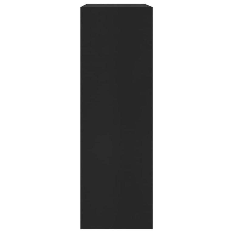 Boekenkast 60x24x74,5 cm bewerkt hout zwart MeubelReus