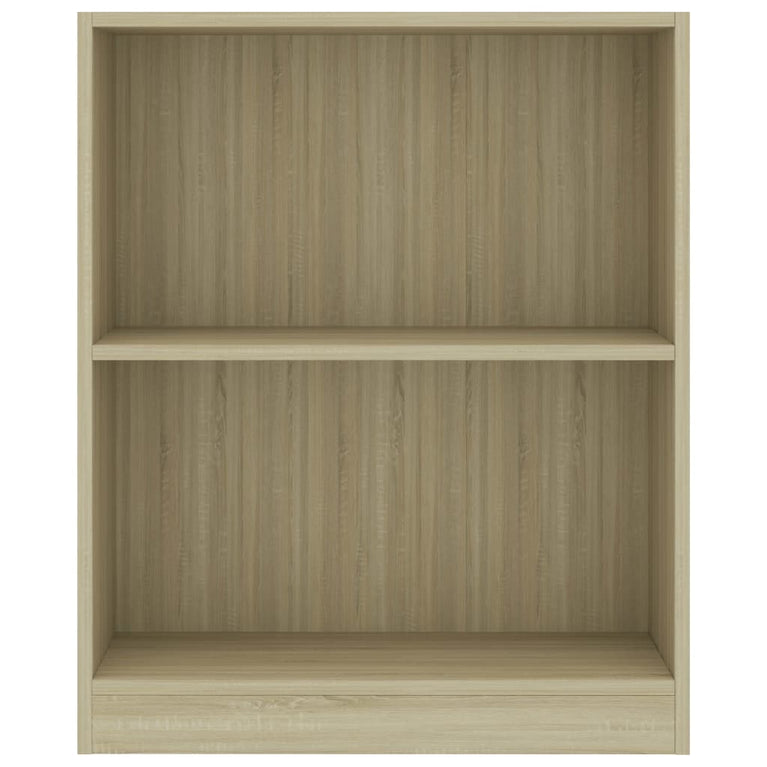 Boekenkast 60x24x74,5 cm bewerkt hout sonoma eikenkleurig MeubelReus