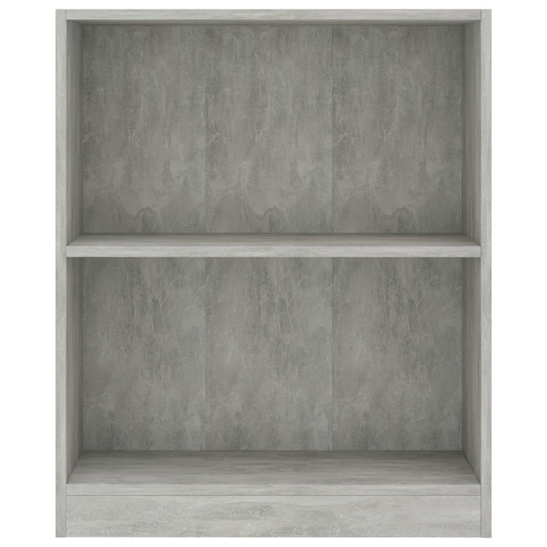 Boekenkast 60x24x74,5 cm bewerkt hout betongrijs MeubelReus