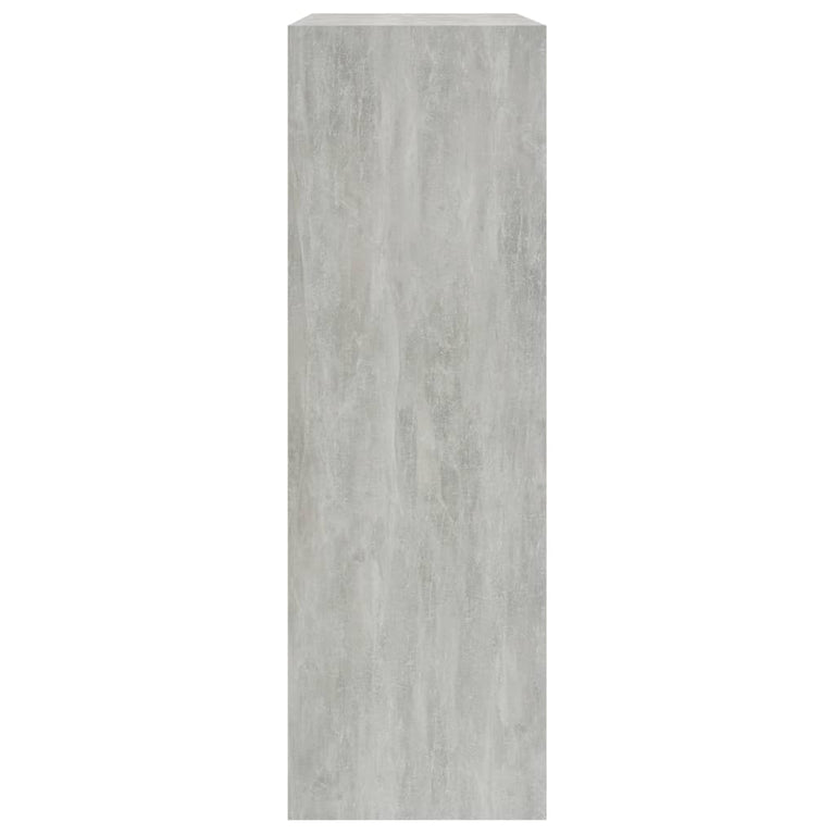 Boekenkast 60x24x74,5 cm bewerkt hout betongrijs MeubelReus