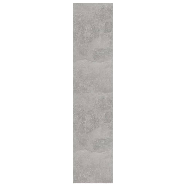 Boekenkast met 3 schappen 60x24x109 cm bewerkt hout betongrijs MeubelReus
