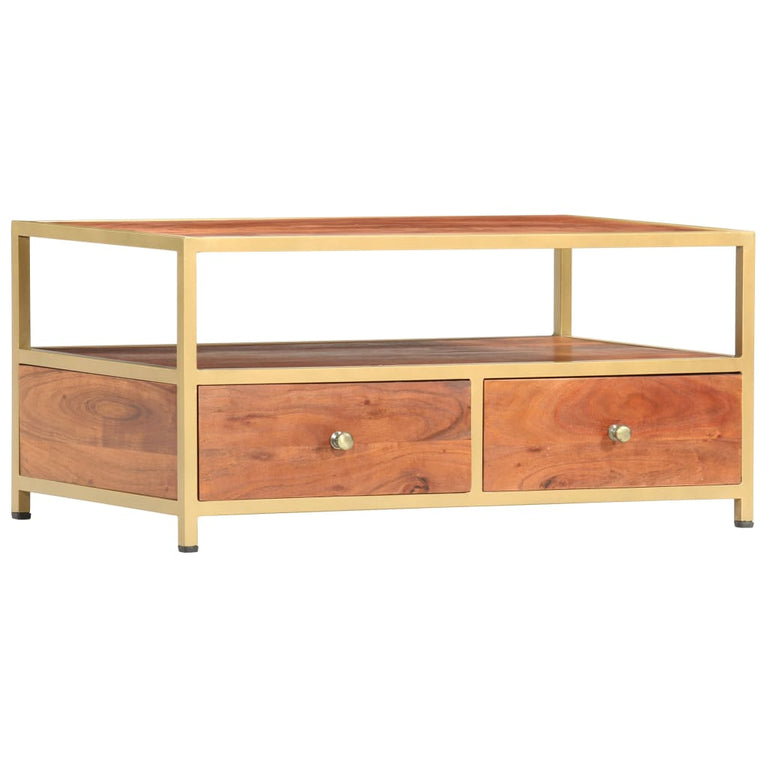 Salontafel 90x50x40 cm massief acaciahout MeubelReus