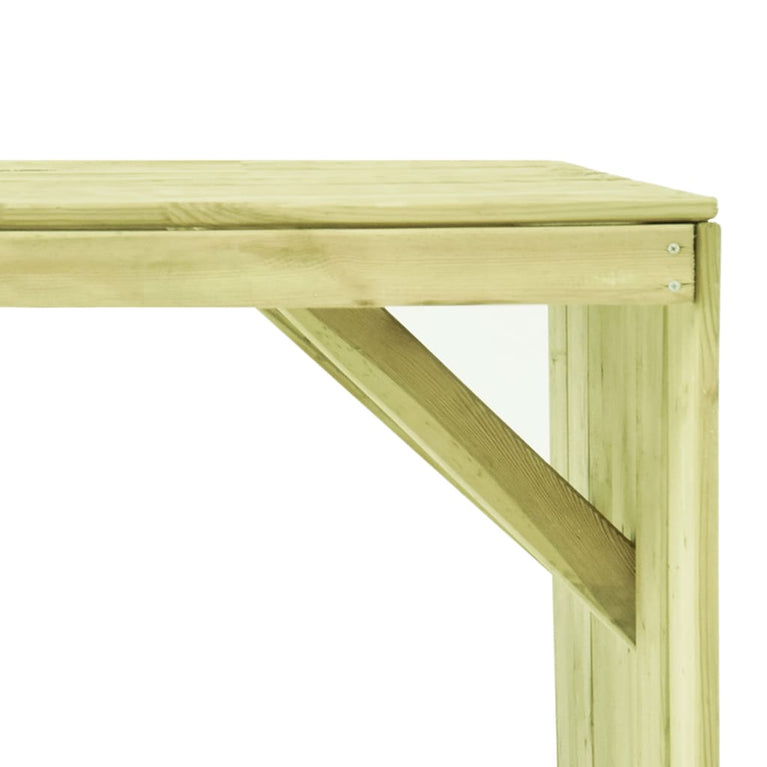 Tuintafel 150x87x80 cm geïmpregneerd grenenhout MeubelReus