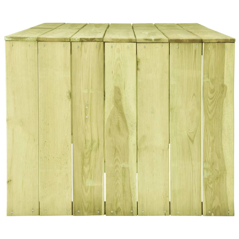 Tuintafel 220x101,5x80 cm geïmpregneerd grenenhout MeubelReus