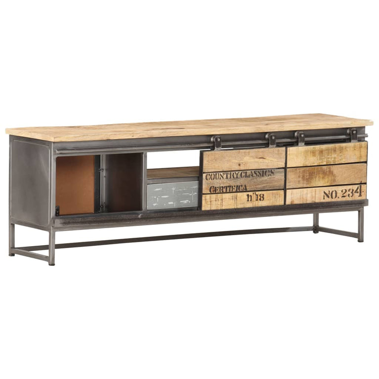 Tv-meubel 120x30x40 cm massief mangohout MeubelReus