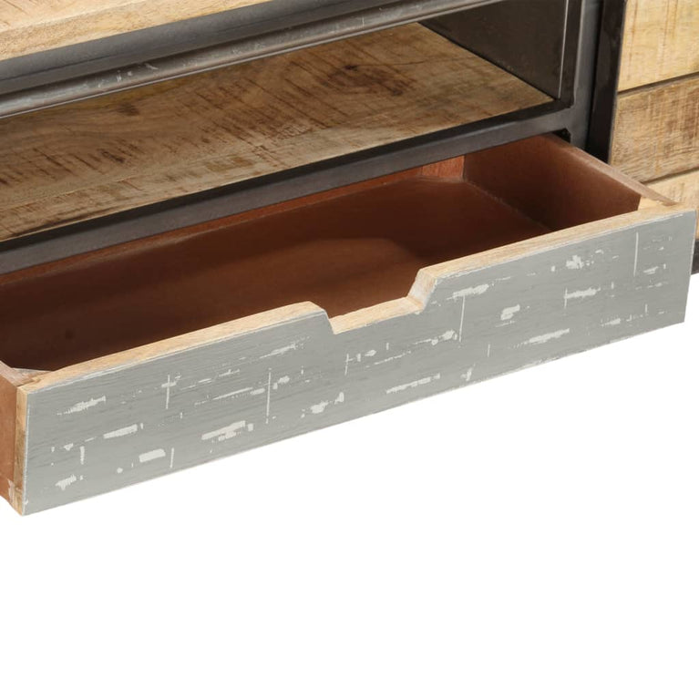 Tv-meubel 120x30x40 cm massief mangohout MeubelReus