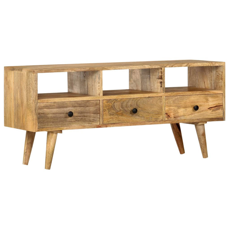 Tv-meubel 110x36x50 cm massief mangohout MeubelReus