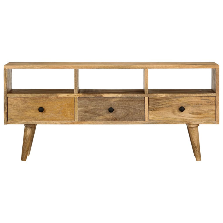 Tv-meubel 110x36x50 cm massief mangohout MeubelReus