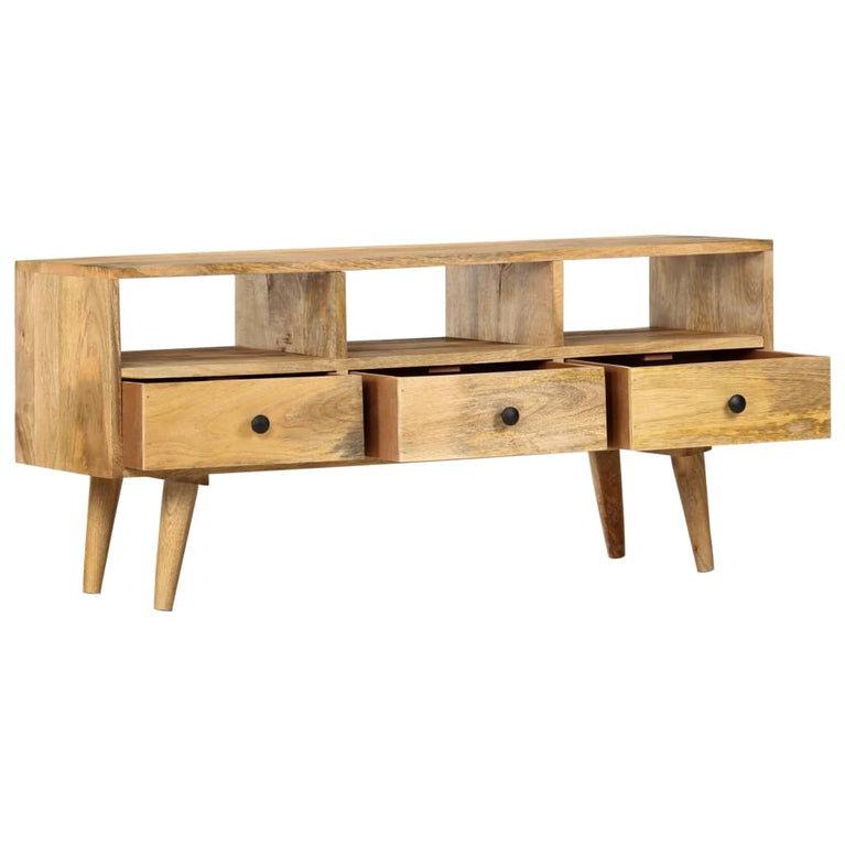 Tv-meubel 110x36x50 cm massief mangohout MeubelReus