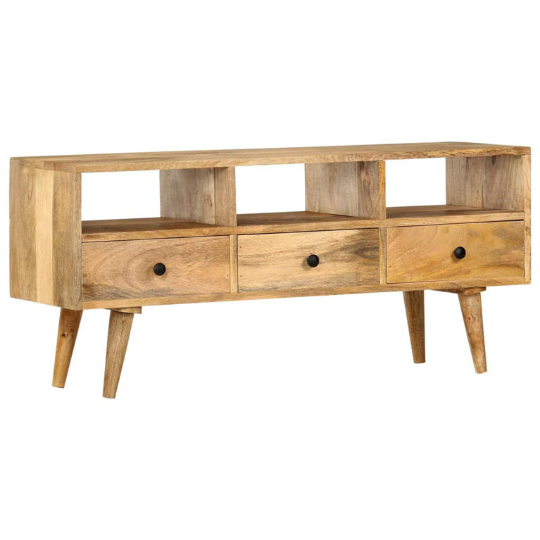 Tv-meubel 110x36x50 cm massief mangohout MeubelReus