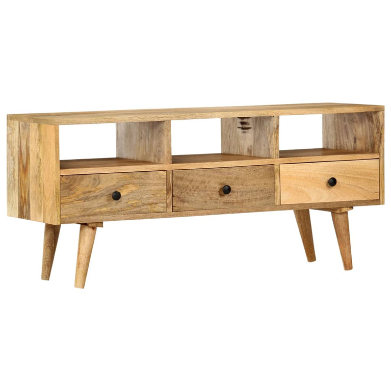 Tv-meubel 110x36x50 cm massief mangohout MeubelReus