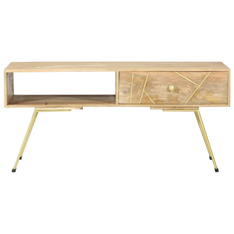 Salontafel 95x50x42 cm massief mangohout MeubelReus