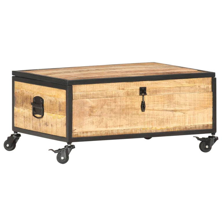 Salontafel 70x50x33 cm massief mangohout MeubelReus