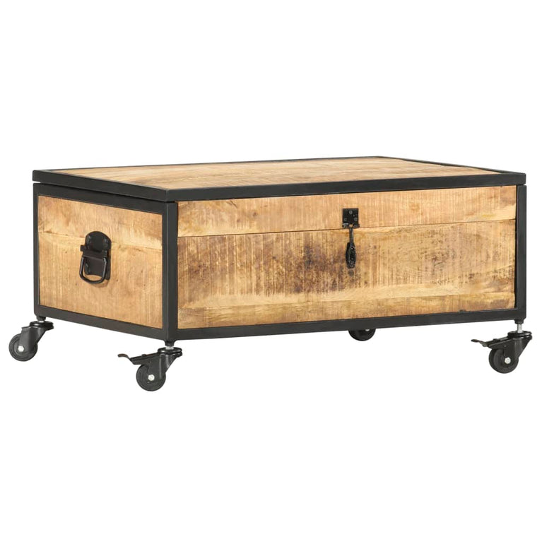 Salontafel 70x50x33 cm massief mangohout MeubelReus