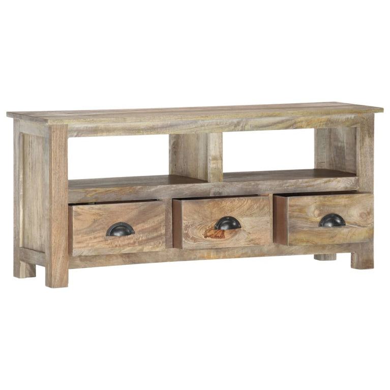Tv-meubel 110x30x50 cm massief mangohout MeubelReus