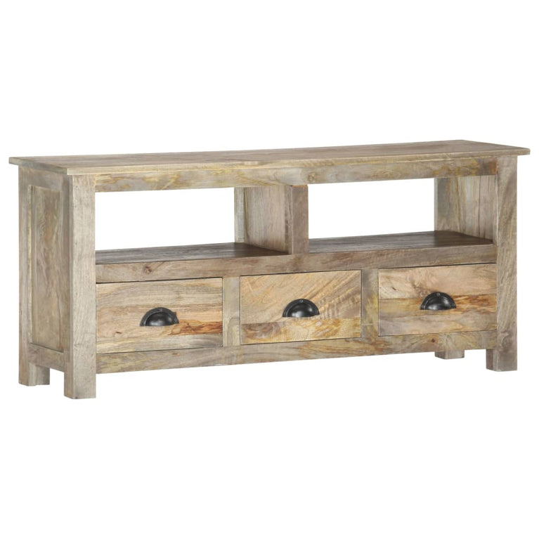 Tv-meubel 110x30x50 cm massief mangohout MeubelReus