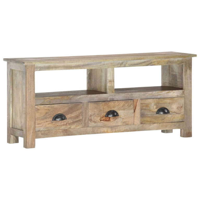 Tv-meubel 110x30x50 cm massief mangohout MeubelReus