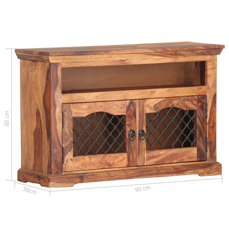 Tv-meubel 90x30x60 cm massief sheeshamhout MeubelReus