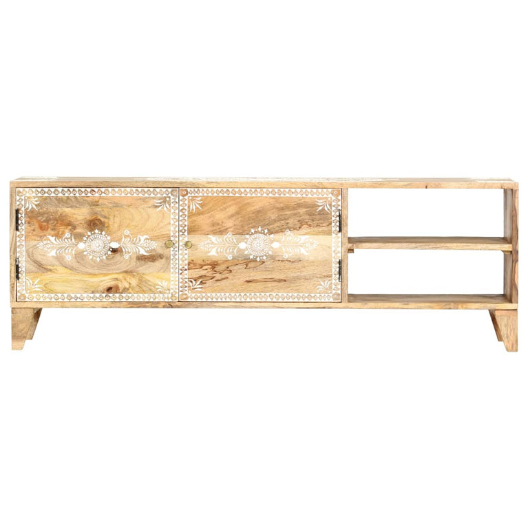 Tv-meubel 120x30x40 cm massief mangohout MeubelReus