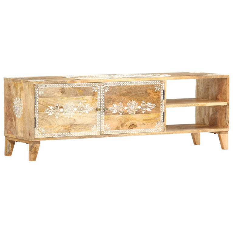 Tv-meubel 120x30x40 cm massief mangohout MeubelReus
