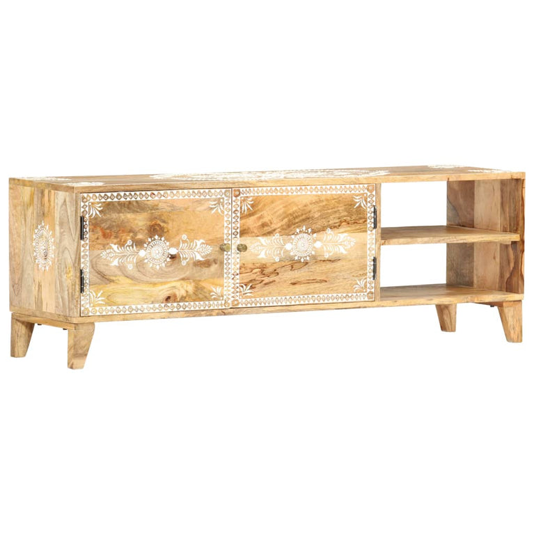 Tv-meubel 120x30x40 cm massief mangohout MeubelReus