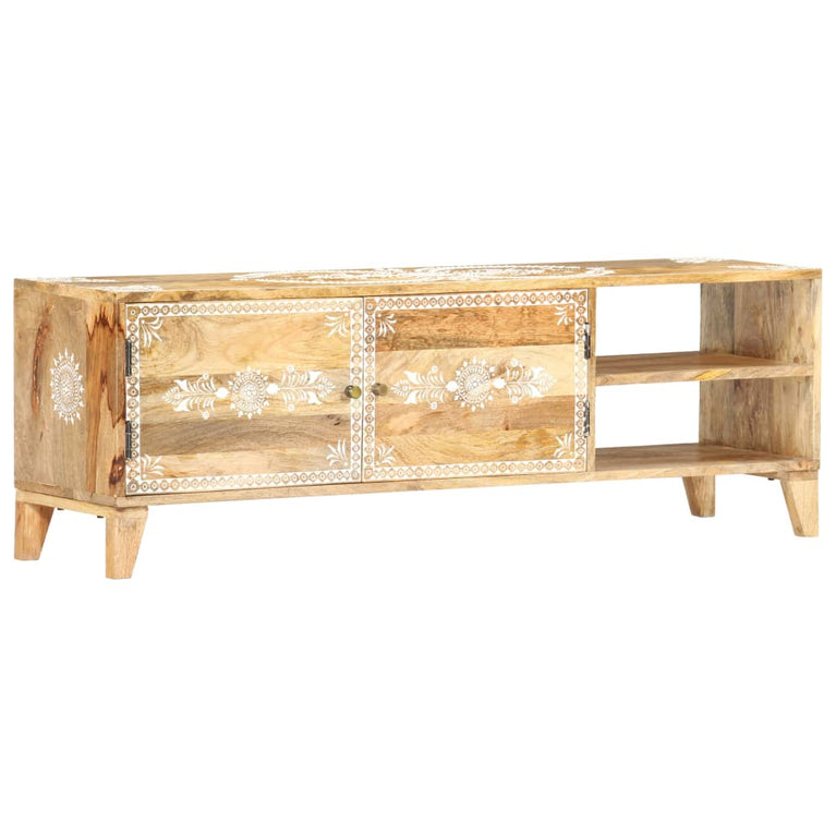Tv-meubel 120x30x40 cm massief mangohout MeubelReus