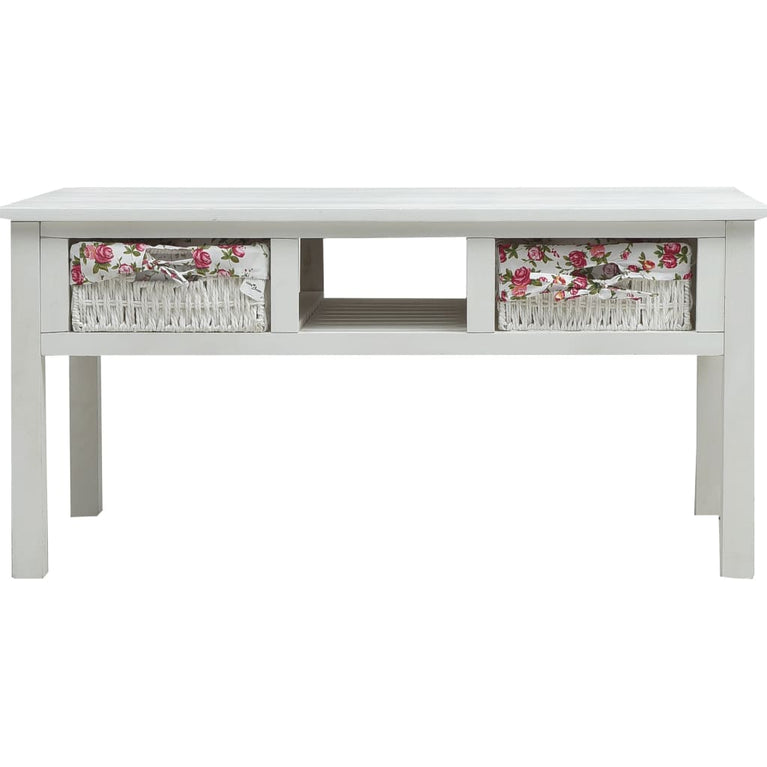 Salontafel 99,5x60x48 cm hout wit MeubelReus
