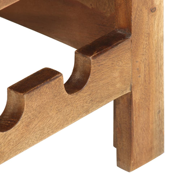 Wijnkast 40x30x80 cm massief acaciahout MeubelReus