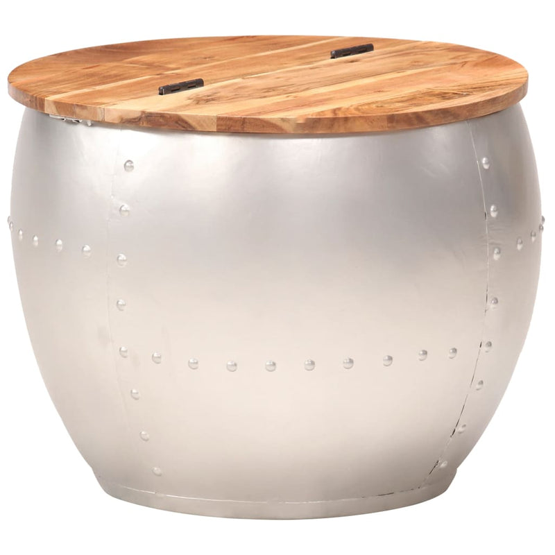 Salontafel 53x43 cm massief acaciahout MeubelReus