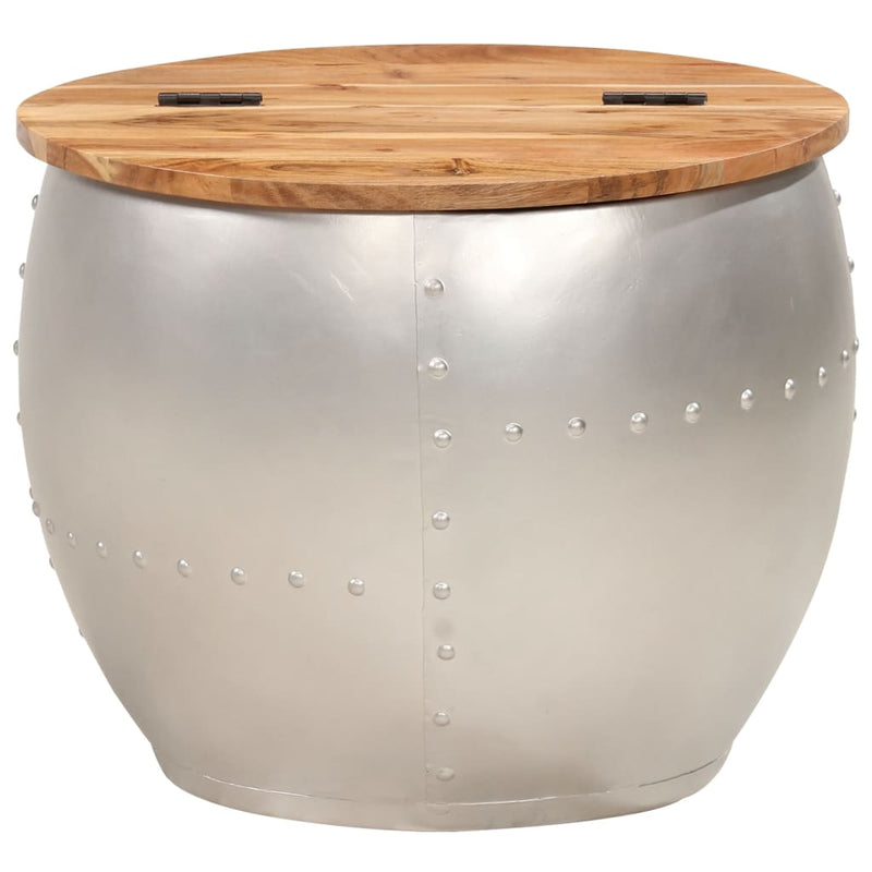 Salontafel 53x43 cm massief acaciahout MeubelReus