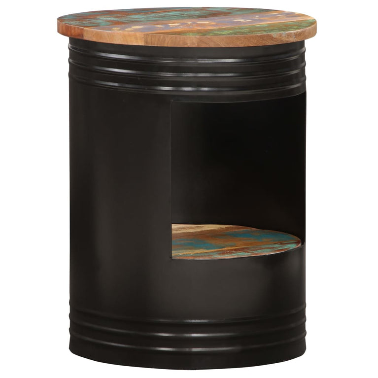 Salontafel 43x55 cm massief gerecycled hout MeubelReus