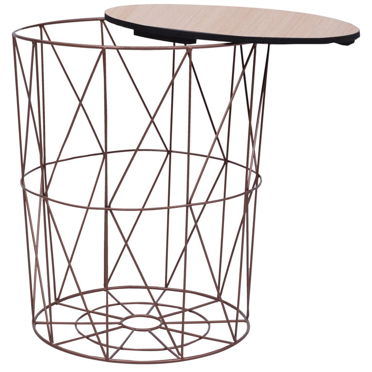 Salontafel Ø 47 cm koperkleurig MeubelReus