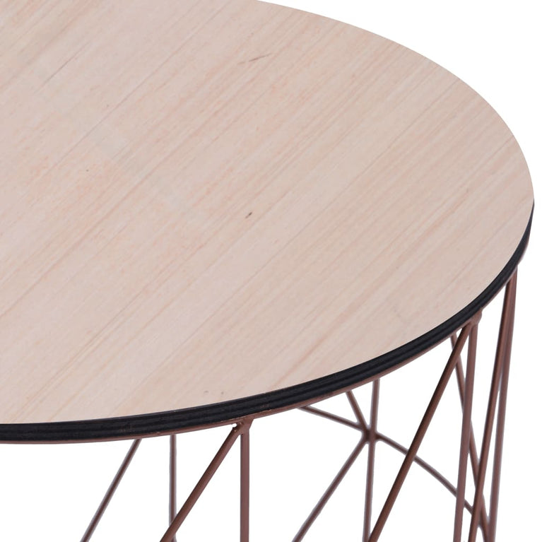 Salontafel Ø 47 cm koperkleurig MeubelReus