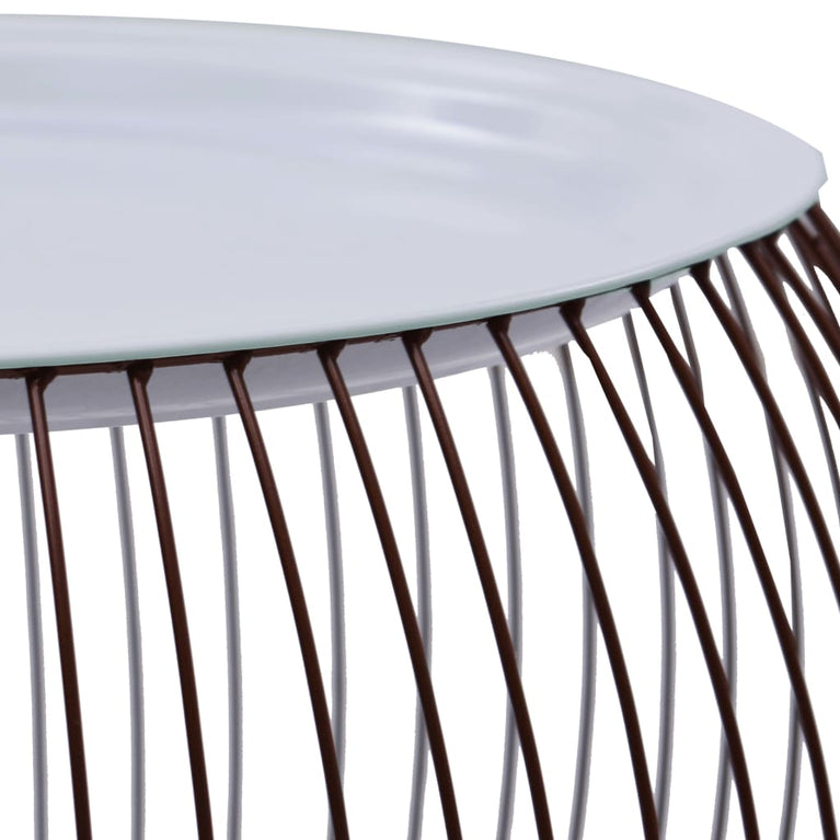 Salontafel Ø 51 cm goudkleurig MeubelReus