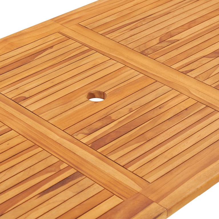 Tuintafel inklapbaar 160x80x75 cm massief teakhout MeubelReus
