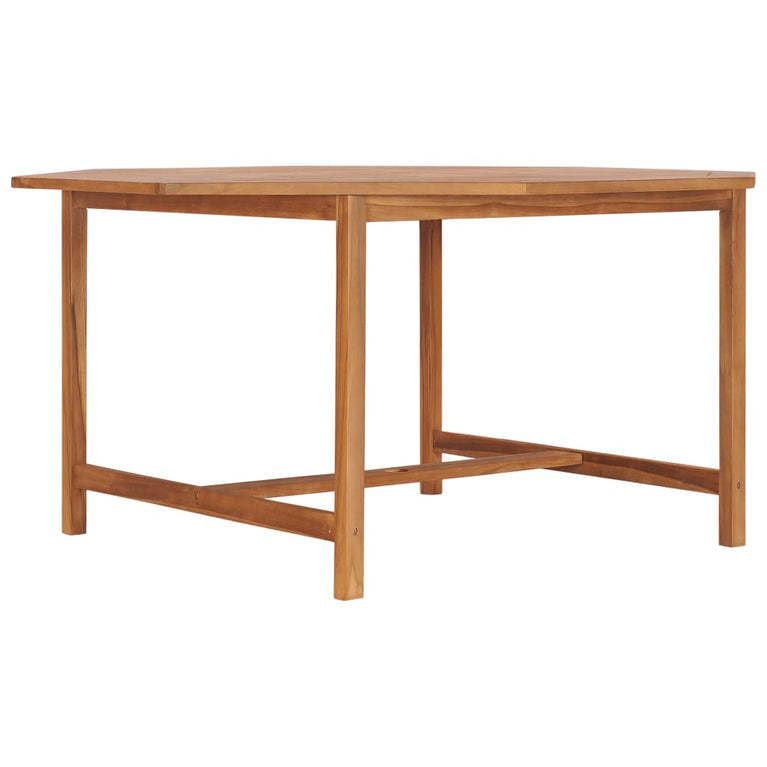 Tuintafel 150x150x75 cm massief teakhout MeubelReus
