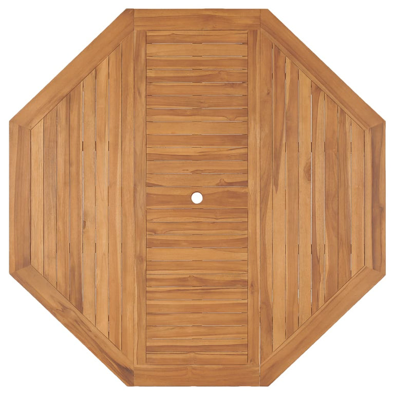 Tuintafel 150x150x75 cm massief teakhout MeubelReus